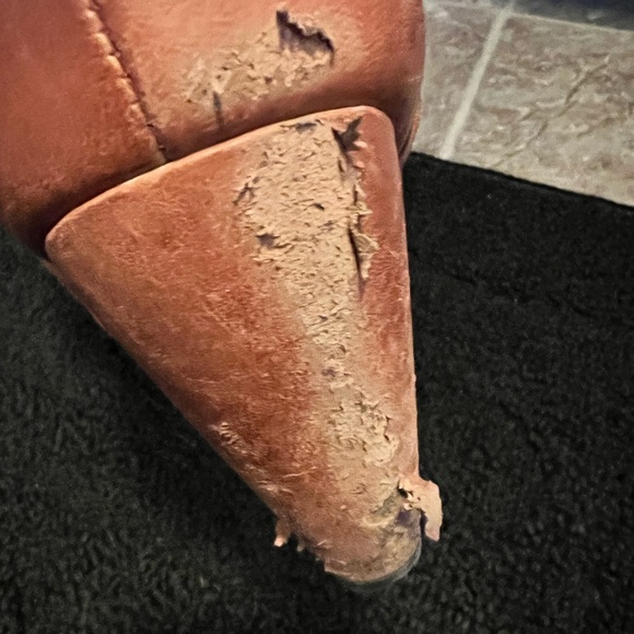 Miz Mooz size 10 cognac heel boots - Picture 4 of 5